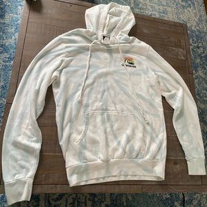 Quiksilver Backyard Sunsets Hoodie Men’s Small Tie Dye